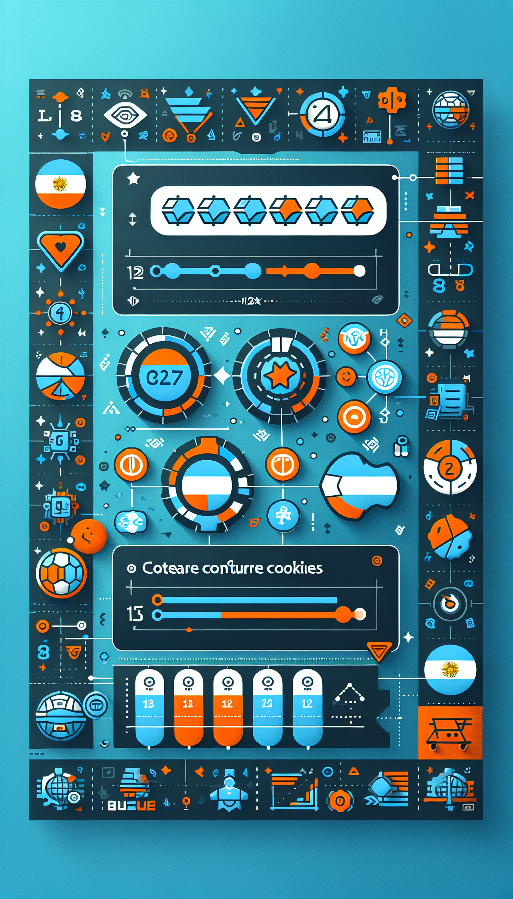 Infografía paso a paso para gestionar cookies en Bet365 desde Argentina