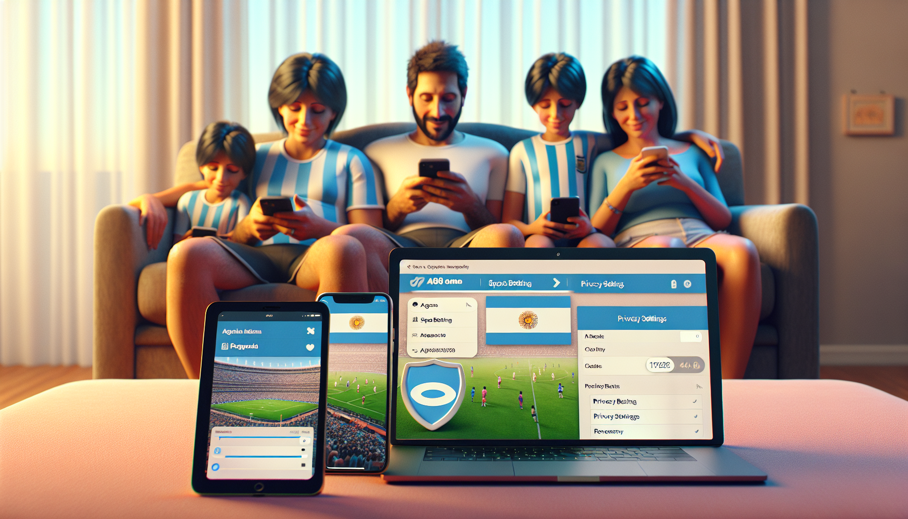 Usuarios ajustando la configuración de cookies en Bet365 para proteger su privacidad en Argentina