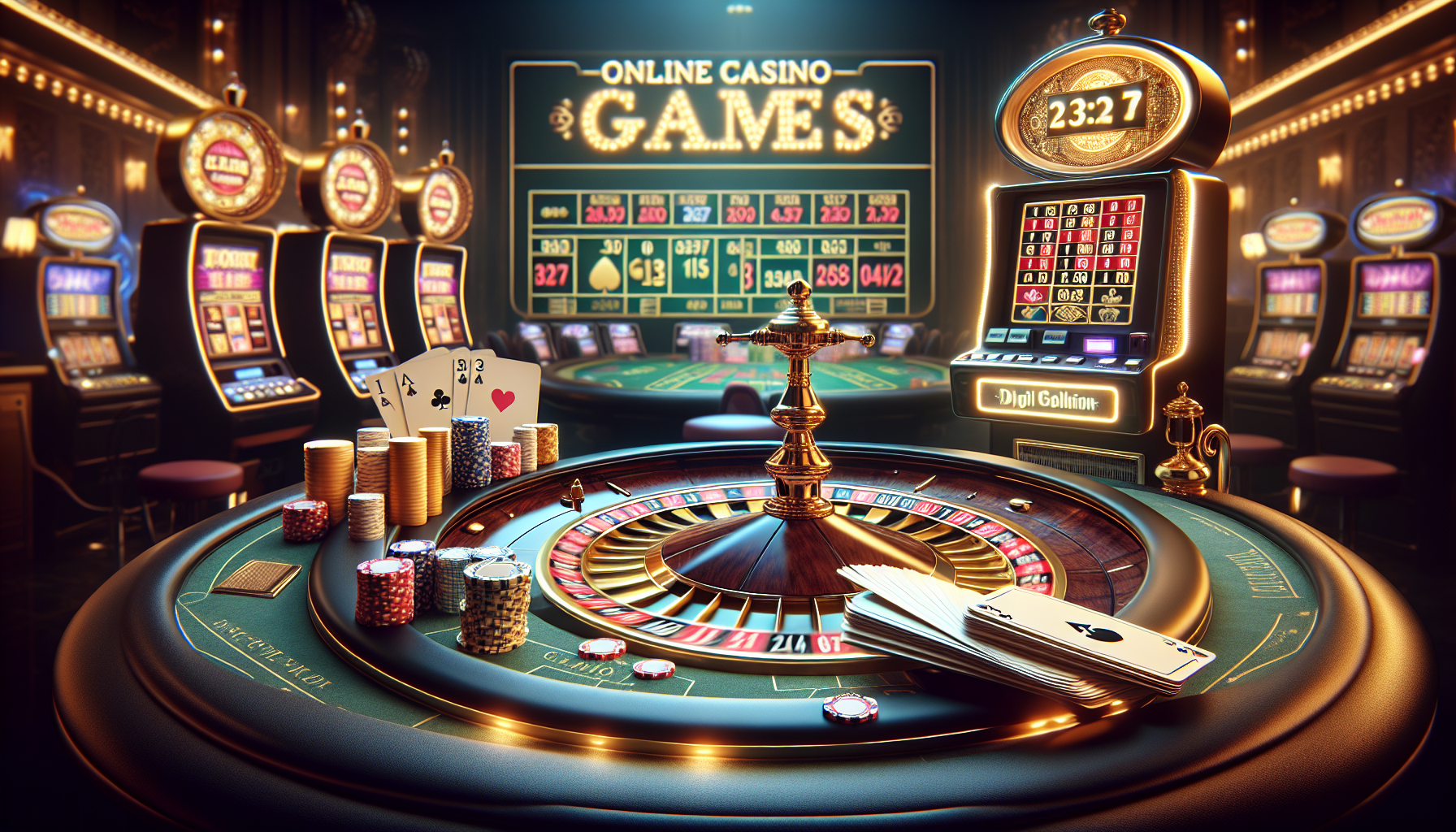 Ilustración de juegos de casino populares en Bet365 Provincia Buenos Aires: ruleta, blackjack y slots